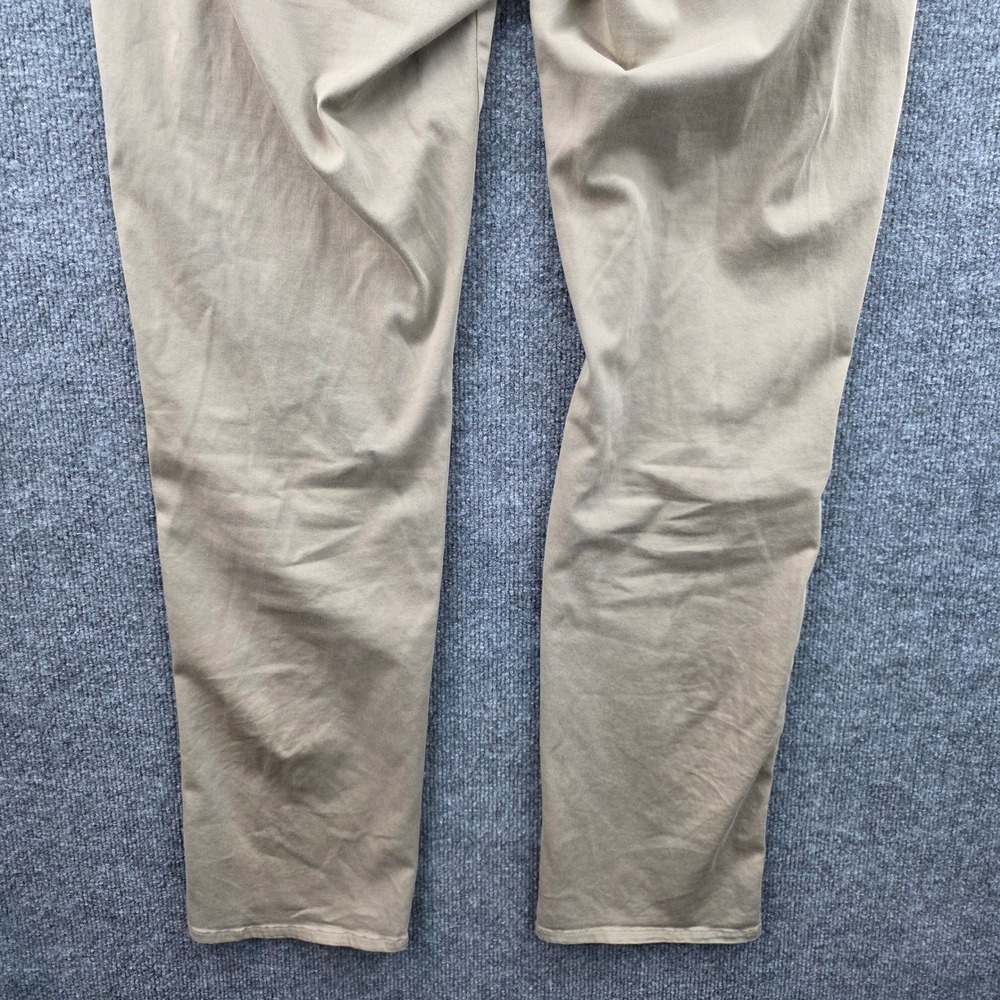 Peter Millar Mens Khaki Chinos Flat Front Straight Leg Pants Size 38 - Picture 5 of 12